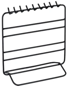 Organizator/suport pentru bijuterii cercei bratari bijuterii Negru 20 x 10 x 21 cm