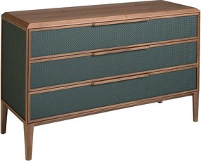 Comoda cu 3 sertare design LUX Dark green
