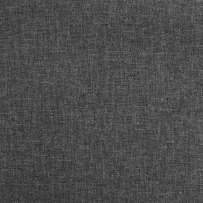 Scaune de bar, 2 buc., gri inchis, material textil 2, Morke gra