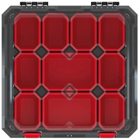 Organizator servieta 39 × 39 × 11 cm, cutii, negru