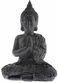 Decorațiune de grădină Buddha, antracit, magneziu,38 x 15 x 26 cm