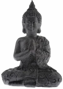 Decorațiune de grădină Buddha, antracit, magneziu,38 x 15 x 26 cm