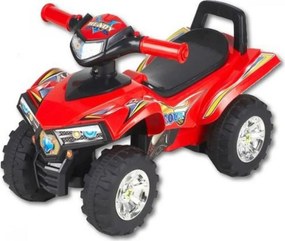Masinuta cu Functie de Trotineta Fara Pedale Pentru Copii NOVOKIDS™ ATV Rider, Maxim 27 Kg, Cu Melodii, Sezut comfortabil, ROSU