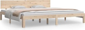 vidaXL Cadru de pat, 200x200 cm, lemn masiv de pin