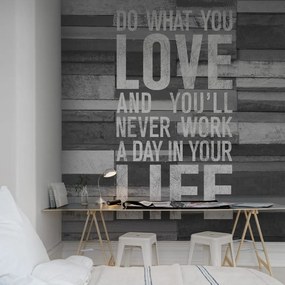 Fototapet, Quotes, Wood Wall, Rebel Walls