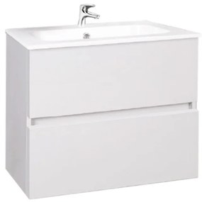 Unitate de toaletă Elois White 60 cu 2 sertare