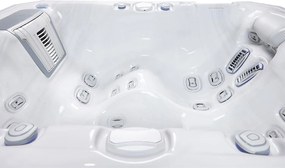 Minipiscina jacuzzi 3 persoane 32 jeturi hidromasaj, WiFi, sistem audio, 160 x 215 cm, Wellis Teide Life Deluxe