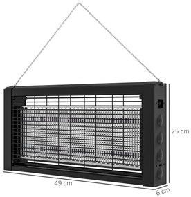 HOMCOM Lampă Anti-Țânțari UV 8W | Aosom Romania