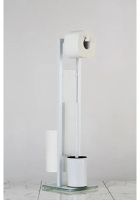 WENKO 21565100 - Perie WC RIVALTA 18x70 cm alb/negru