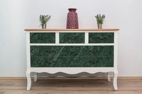 Autocolant mobila Marmură verde