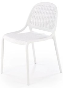 Scaun plastic K532 alb
