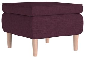 Scaun cu picioare din lemn, violet, material textil 1, Violet
