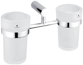 NIMCO BR 11058DW-26 - Suport periuțe BORMO sticlă mată/crom lucios