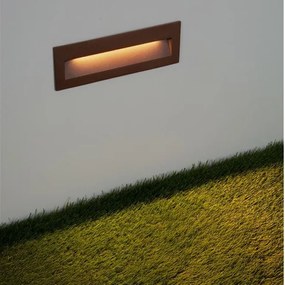 Spot incastrabil exterior IP65, LED CCT Ray corten
