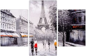 Tablou - Pictură în ulei, Paris (90x60 cm)