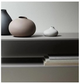 Vaze gri-deschis 3 buc. din porțelan (înălțime 9 cm) Nona – Blomus