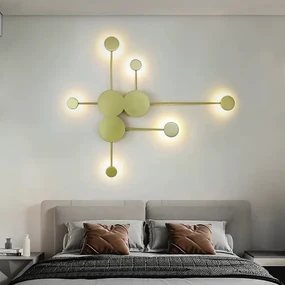 Aplica LED Elit's R9069/3+3, 3 Tipuri De Lumina, 45W, Auriu