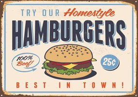 Fototapet - Fast Food - Cele mai bune hamburgeri (254x184 cm)