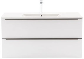 Dulap inferior Vario Trim 100 cu lavoar alb-alb