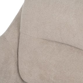Fotoliu bej cu tapițerie din chenille Classic – Ixia