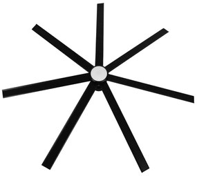 Ventilator de tavan Lucci air 21610949 ATLANTA 1xGX53/12W/230V negru + telecomandă