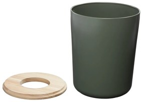 Coș de gunoi iDesign Eco Vanity, verde