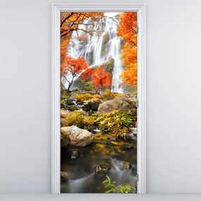 Fototapeta pentru ușă - cascadele toamna (95x205cm)