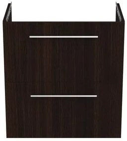 Dulap baza suspendat Ideal Standard i.life S 2 sertare stejar cafeniu 60 cm