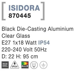Lustra / Pendul pentru iluminat exterior IP54 ISIDORA NVL-870445