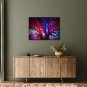 Tabloul abstract cu copacul (70x50 cm)