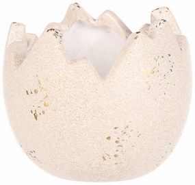 Cutie de flori din ceramică Scoică în picioare ,13 x 13 x 11 cm