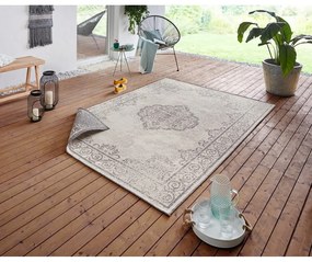 Covor adecvat pentru exterior NORTHRUGS Cebu, 120 x 170 cm, gri-crem