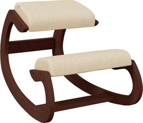 vidaXL Scaun de genunchi, crem, 55x84x55 cm placaj de mesteacăn