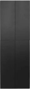 Dulap inalt acte Jarvie negru 60/35/180 cm
