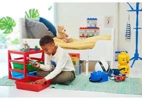Organizator pentru depozitare cu 3 sertare LEGO®, roșu