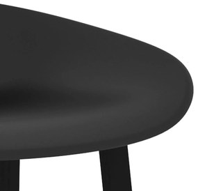 Set mobilier de bar, 5 piese, alb si negru Alb si negru, 5