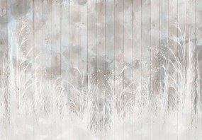 Fototapet - Lunca pe lemn (147x102 cm)