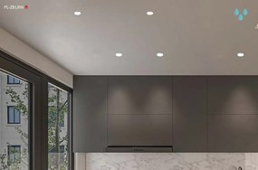 Spot incastrabil rezistent foc protectie IP65 Zelda Trimless Round alb