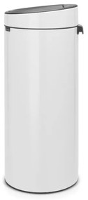 Cos de gunoi Brabantia Touch Bin New 649999, 30 L, Inchidere silentioasa si lina, Alb