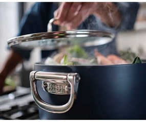 Oală cu capac/cu suprafață ceramică adecvată pentru plita cu inducție Space – Joseph Joseph