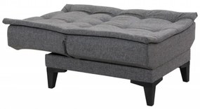 Set Canapea si Fotoliu Extensibilă Santo - S, Gri Inchis