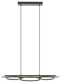 Lustră LED dimabilă Eglo 901714 BOYAL 2xLED/12,5W/230V+LED/15,5W bej/negru