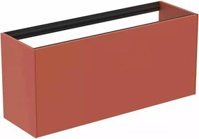Dulap baza suspendat Ideal Standard Atelier Conca 1 sertar 120 rosu - oranj mat