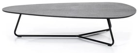 Masuta de cafea Moos 124,5x95 cm neagra
