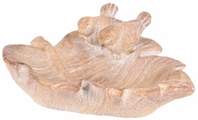Adăpătoare pentru păsări Frunză de pasăre,ceramică MgO 21 x 18 x 7 cm