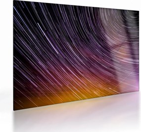 Tablou pe sticlă cu stele șterse pe cer (70x50 cm)