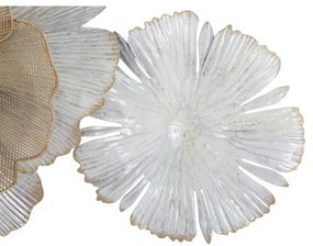 Decorațiune metalică pentru perete Mauro Ferretti Flowery, 119 x 60 cm