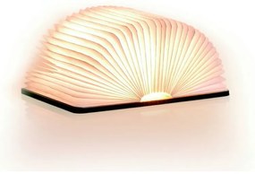 Veioză în culoare naturală LED cu abajur textil (înălțime 2,5 cm) Booklight – Gingko
