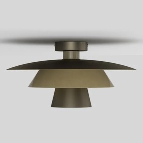 Plafonieră PLATO 1xE27/15W/230V, Ø 38 cm, bronz