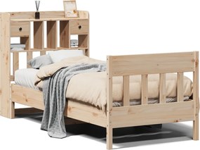 vidaXL Cadru pat fără saltea, 90x190 cm, lemn masiv de pin